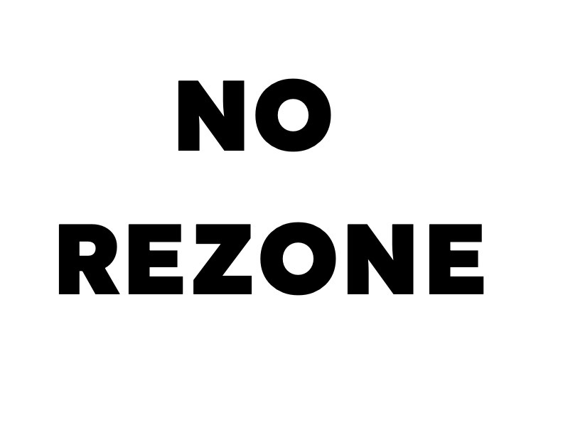 StopRezone sign